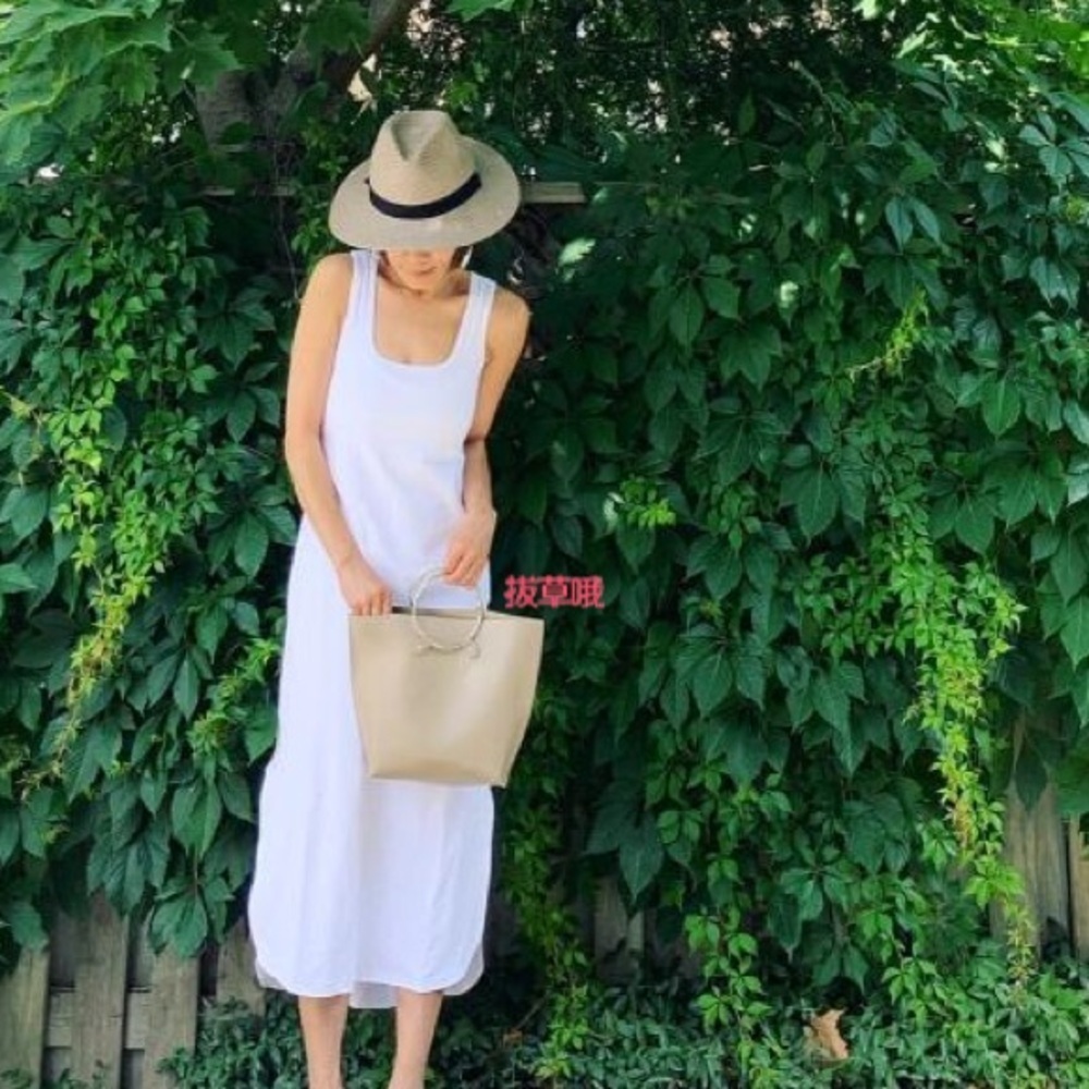 Lululemon Pima Cotton Open-Back Midi Dress size 8 - Picture 2 of 11